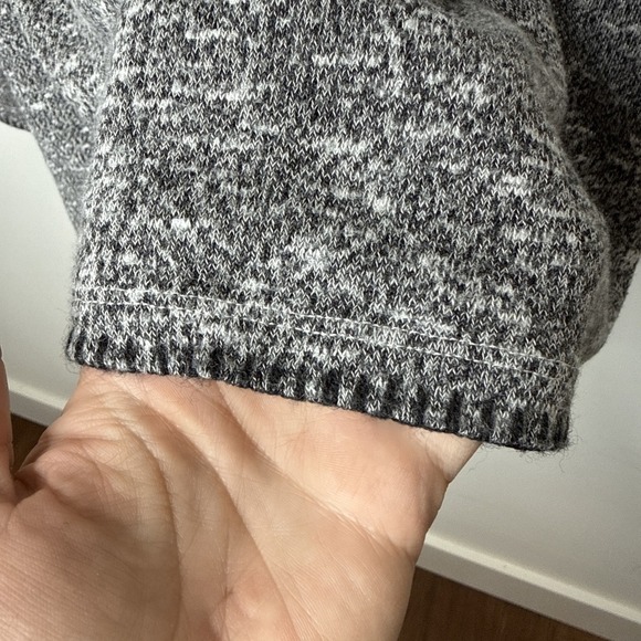 Natural Life Tunic T-Shirt Dress Womens XL Gray Knit Short Sleeve Swing Stretch - Picture 3 of 4